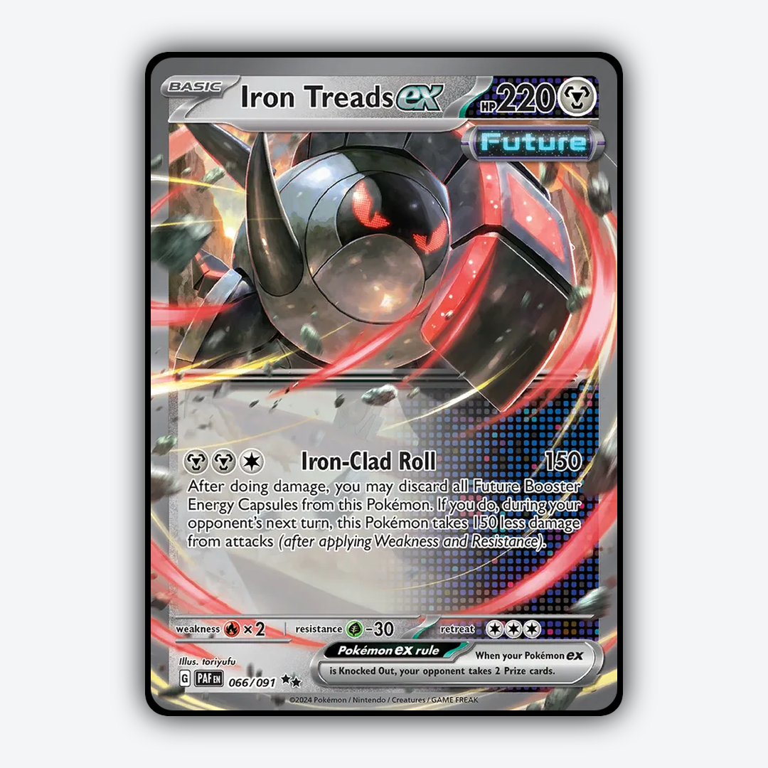 Iron Treads ex #66 - Paldean Fates Set - Card Rug