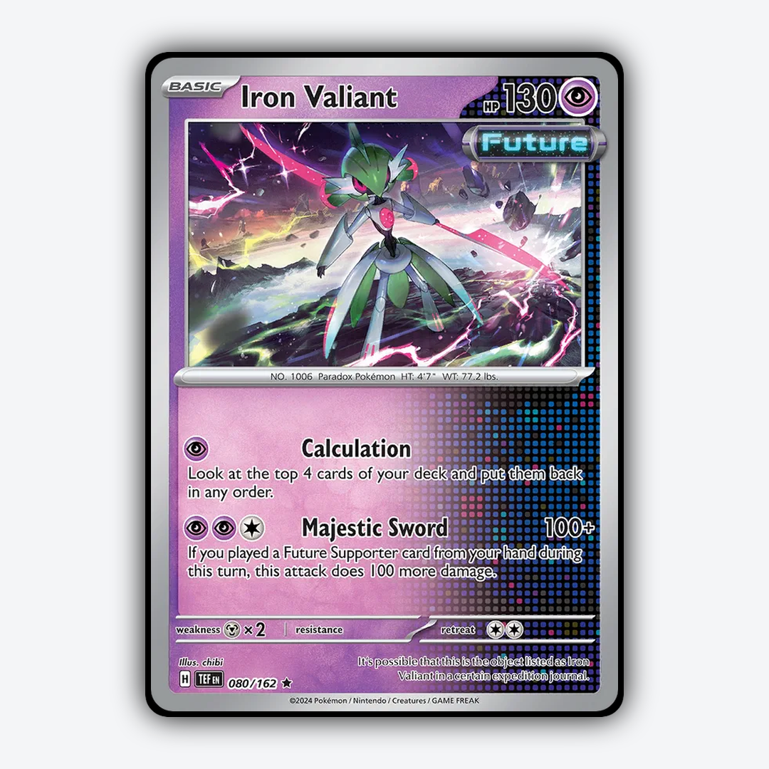 Iron Valiant 080/162 - Temporal Forces Set - Card Rug