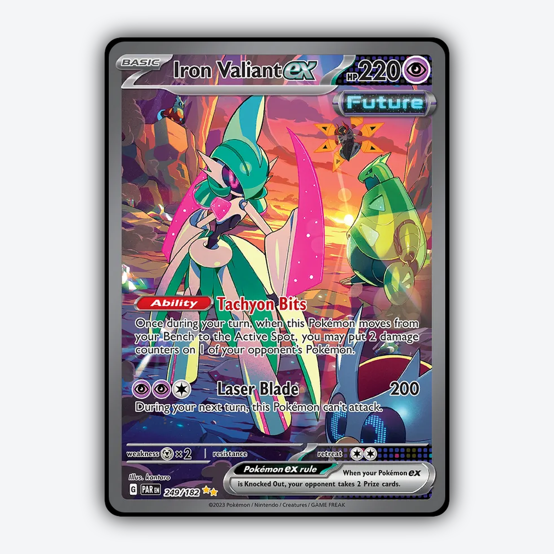 Iron Valiant ex #249 - Paradox Rift Set - Card Rug