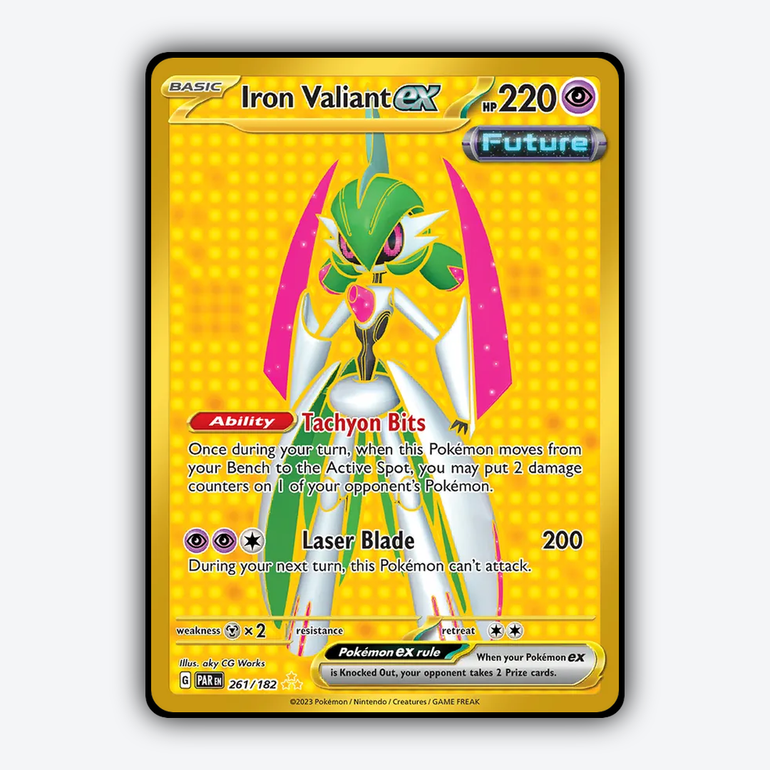 Iron Valiant ex #261 - Paradox Rift Set - Card Rug