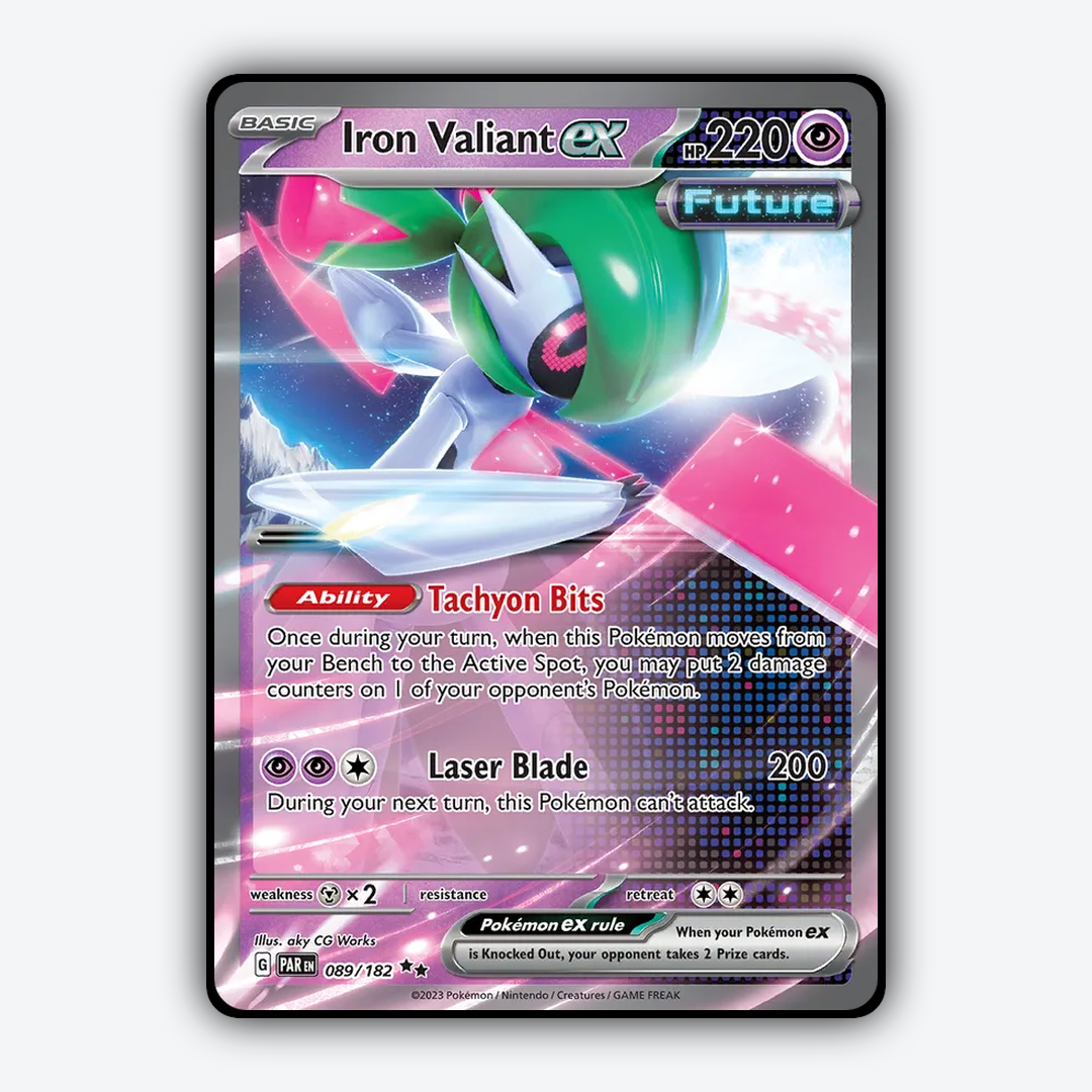 Iron Valiant ex #89 - Paradox Rift Set - Card Rug