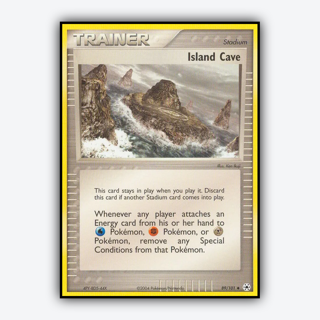 Island Cave 089/101 - Hidden Legends Set - Card Rug
