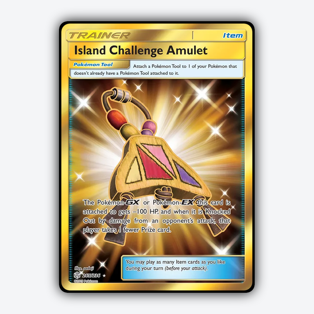 Island Challenge Amulet 265/236 - Cosmic Eclipse Set - Card Rug
