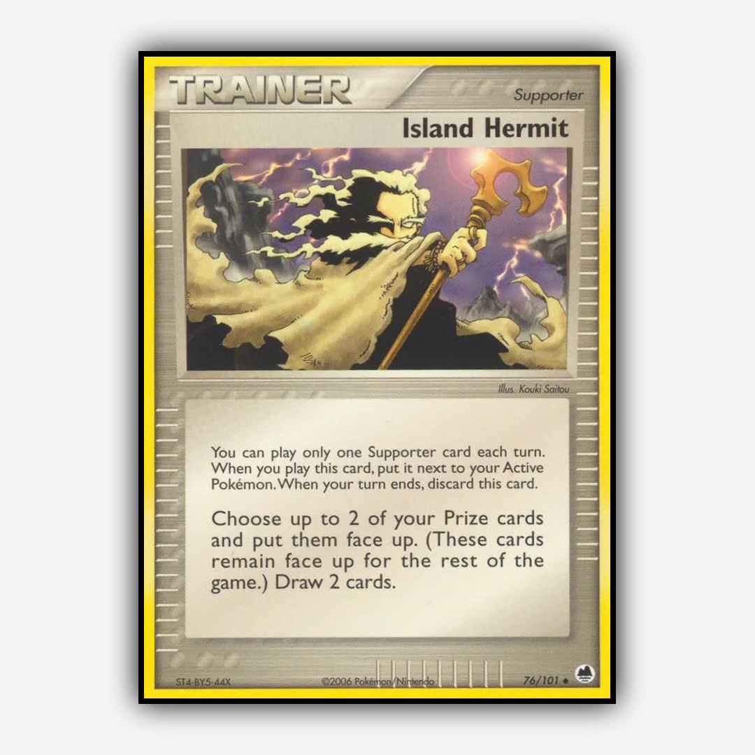 Island Hermit 076/101 - Dragon Frontiers Set - Card Rug