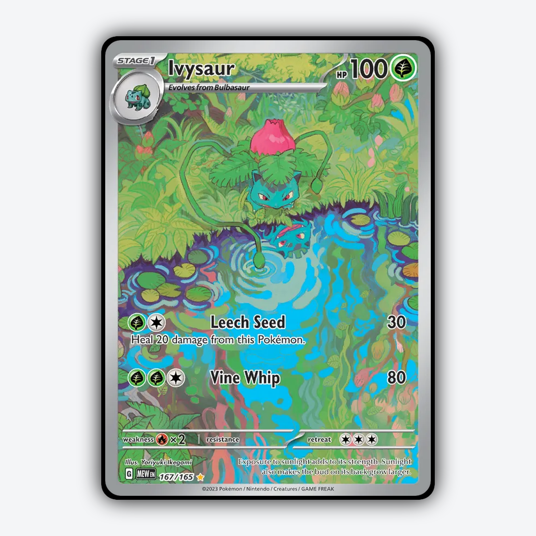 Ivysaur #167 - 151 Set - Card Rug