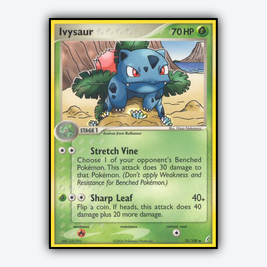 Ivysaur 035/100 - Crystal Guardians Set - Card Rug