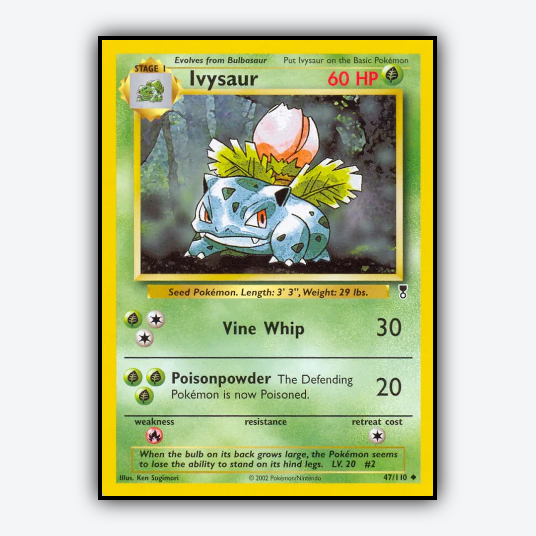 Ivysaur 047/110 - Legendary Collection Set - Card Rug