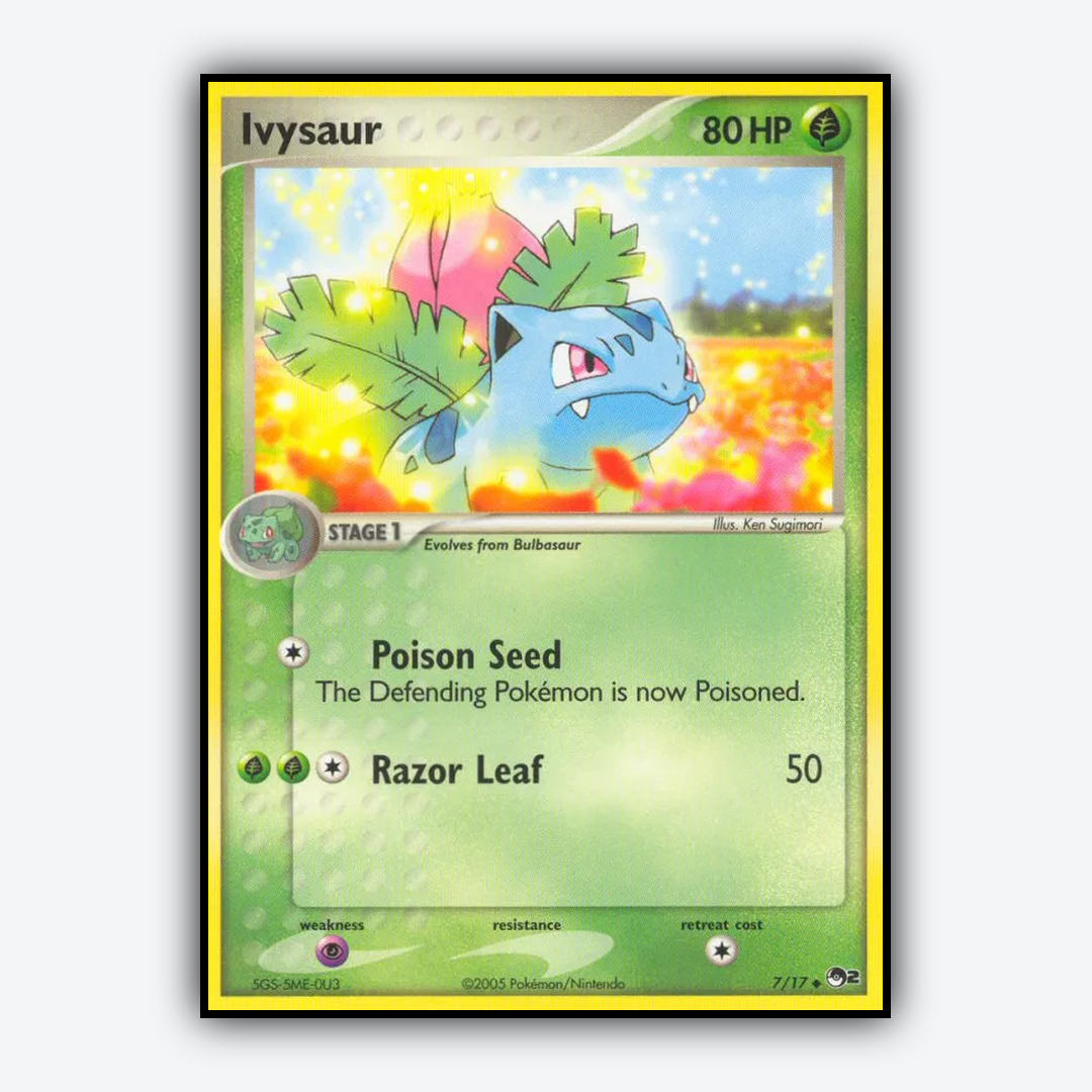 Ivysaur 007/17 - POP Series 2 Set - Card Rug