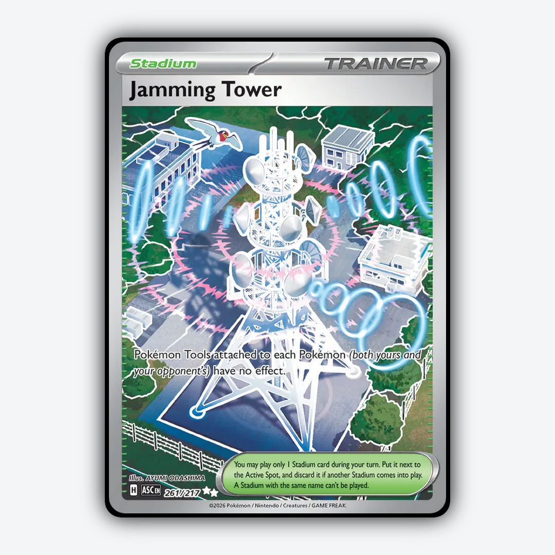 Jamming Tower 261/217 - Ascended Heroes Set - Card Rug