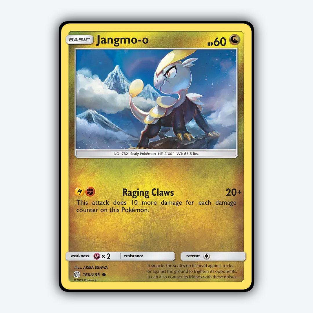 Jangmo-o 160/236 - Cosmic Eclipse Set - Card Rug