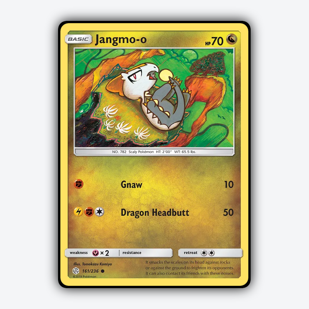 Jangmo-o 161/236 - Cosmic Eclipse Set - Card Rug