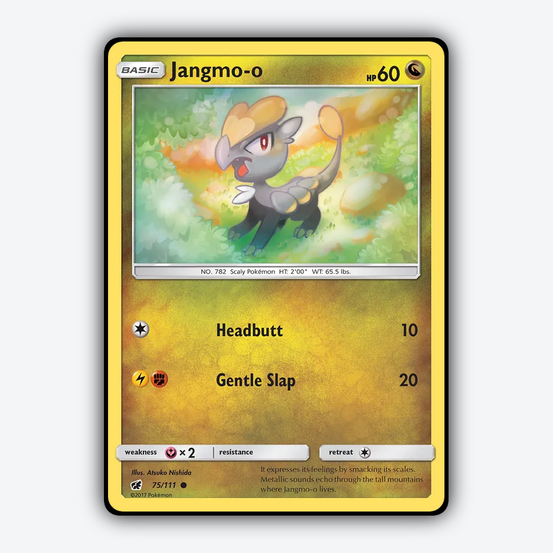 Jangmo-o 075/111 - Crimson Invasion Set - Card Rug