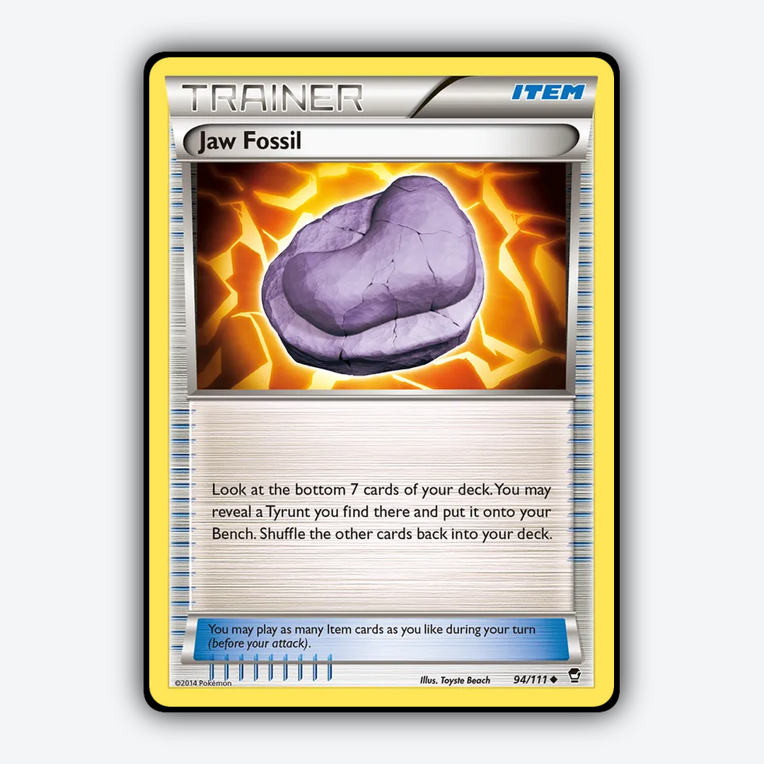 Jaw Fossil 094/111 - Furious Fists Set - Card Rug