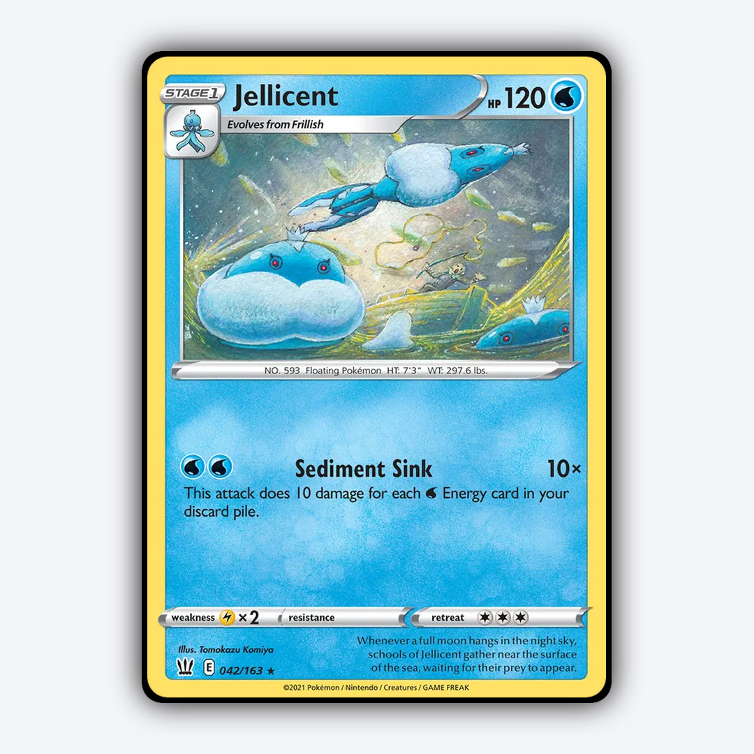 Jellicent 042/163 - Battle Styles Set - Card Rug