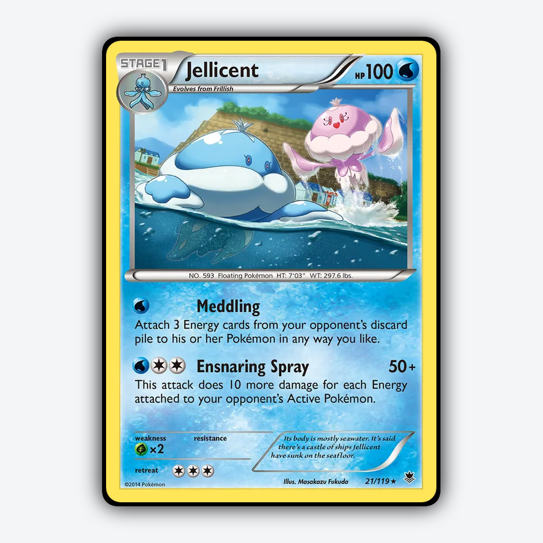 Jellicent 021/119 - Phantom Forces Set - Card Rug