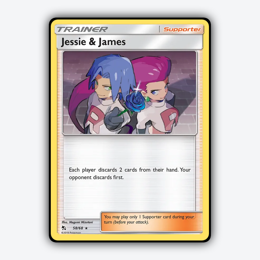Jessie & James 058/68 - Hidden Fates Set - Card Rug