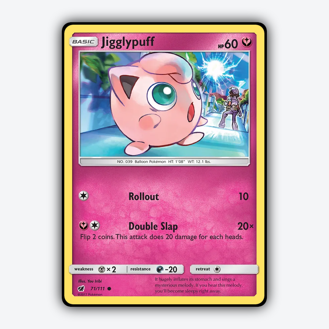 Jigglypuff 071/111 - Crimson Invasion Set - Card Rug