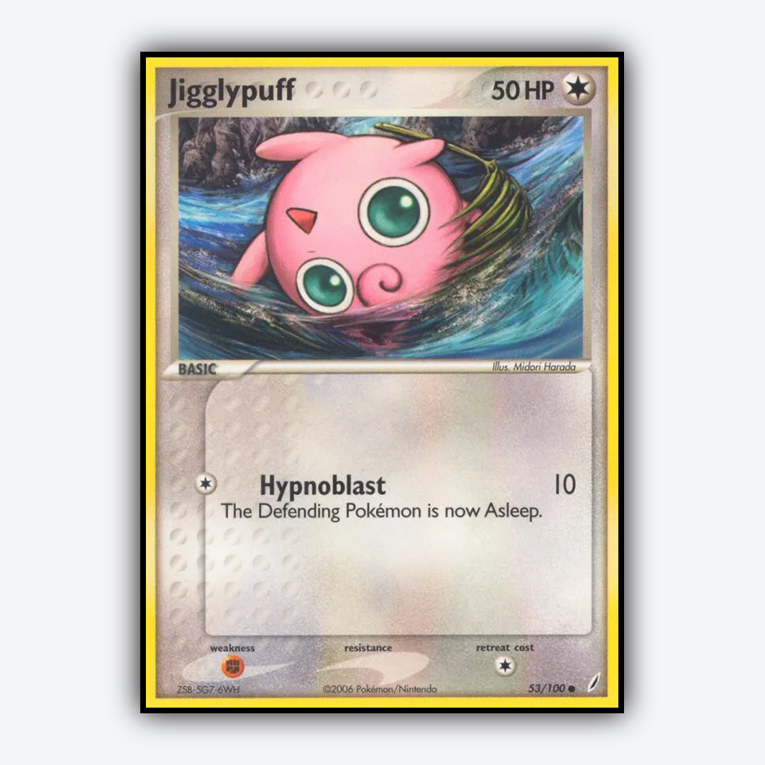 Jigglypuff 053/100 - Crystal Guardians Set - Card Rug