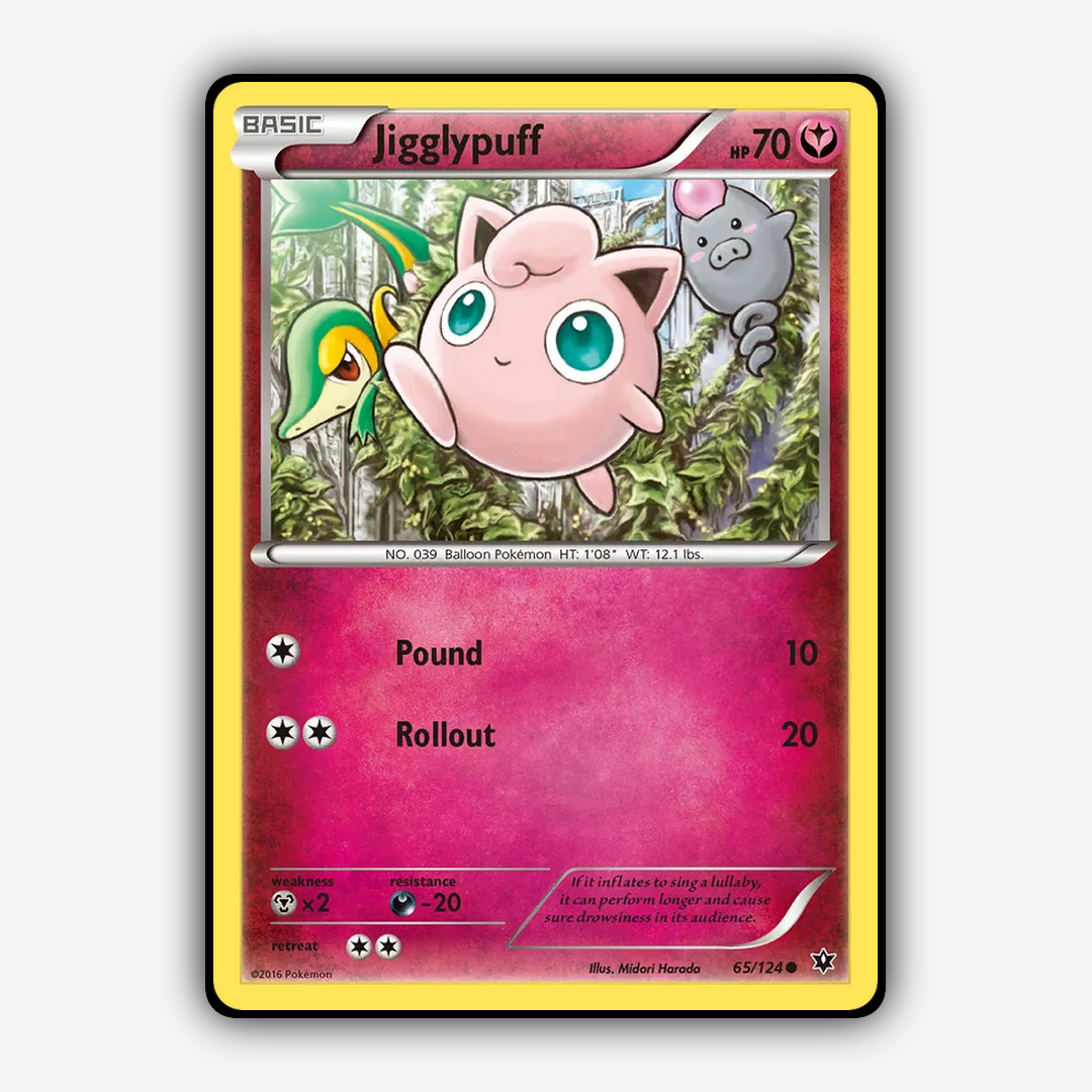 Jigglypuff 065/124 - Fates Collide Set - Card Rug