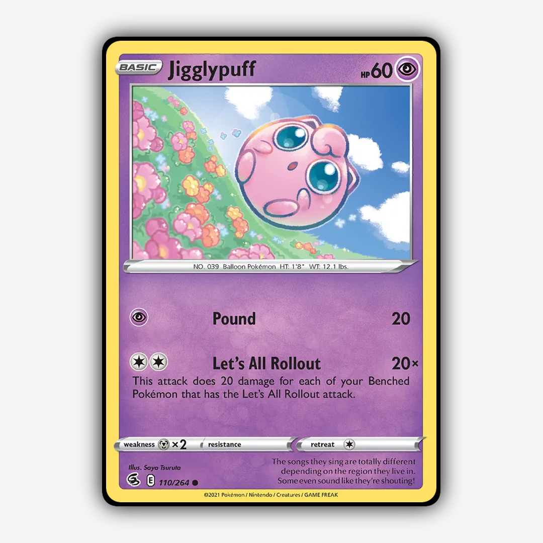 Jigglypuff 110/264 - Fusion Strike Set - Card Rug