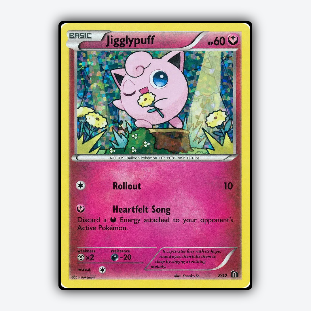Jigglypuff 008/12 - McDonald's Collection 2016 Set - Card Rug