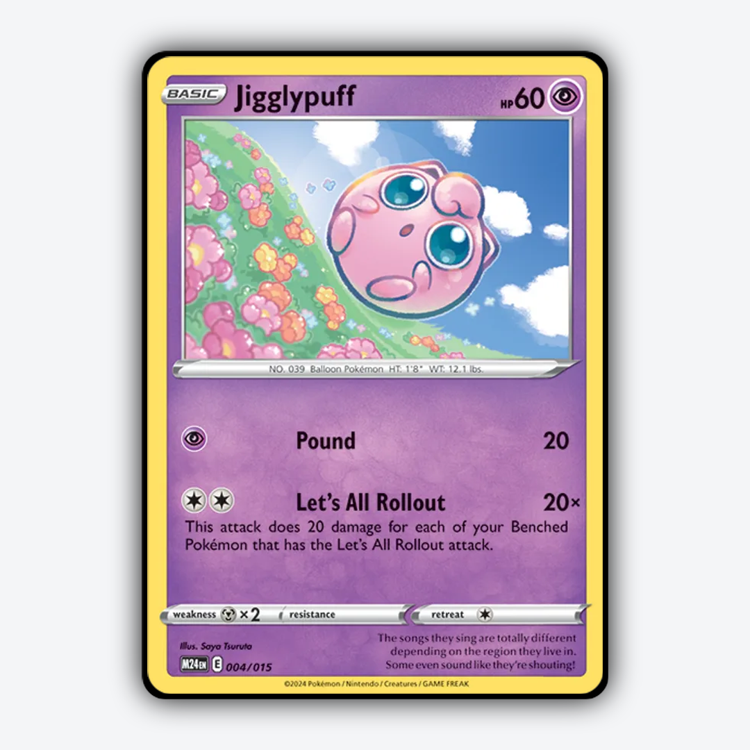 Jigglypuff 004 - McDonald's Collection 2025 Set - Card Rug