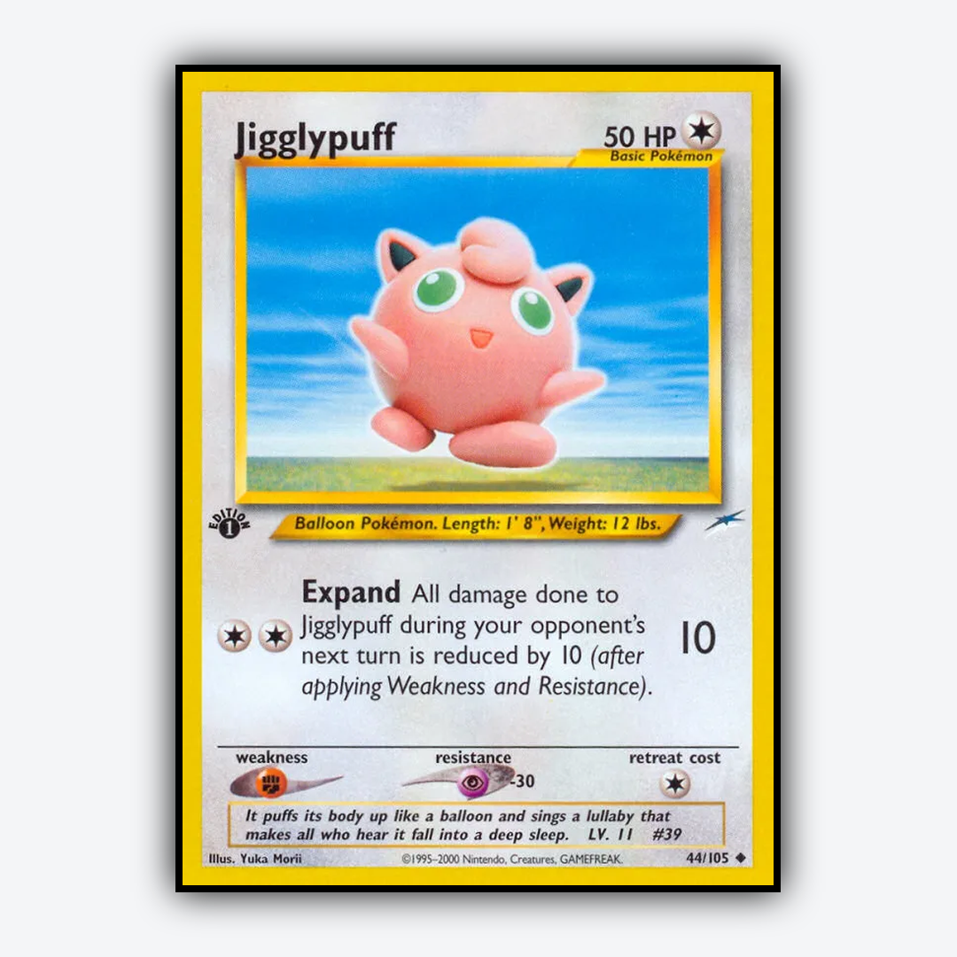Jigglypuff 044/105 - Neo Destiny Set - Card Rug