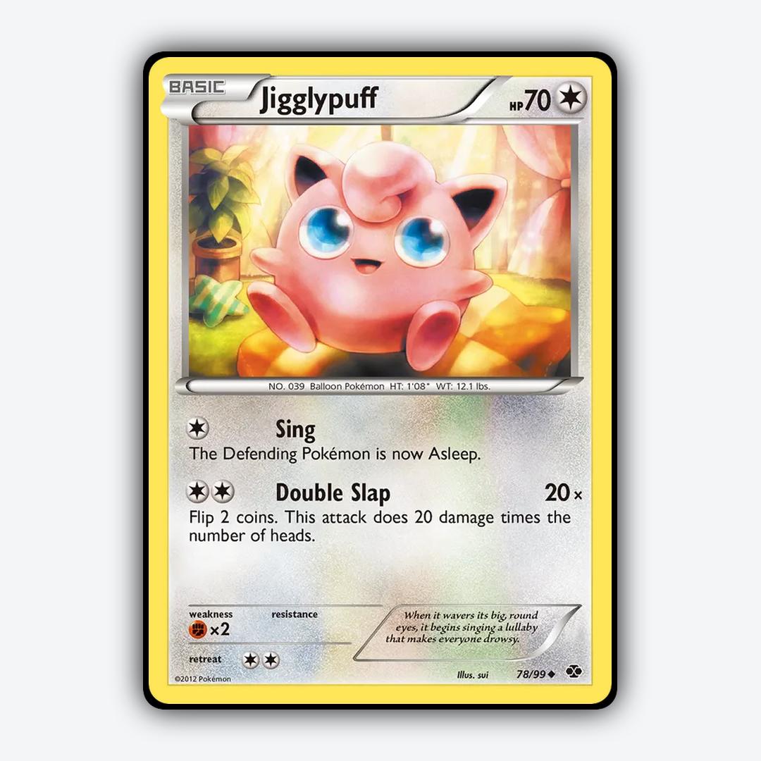 Jigglypuff 078/99 - Next Destinies Set - Card Rug