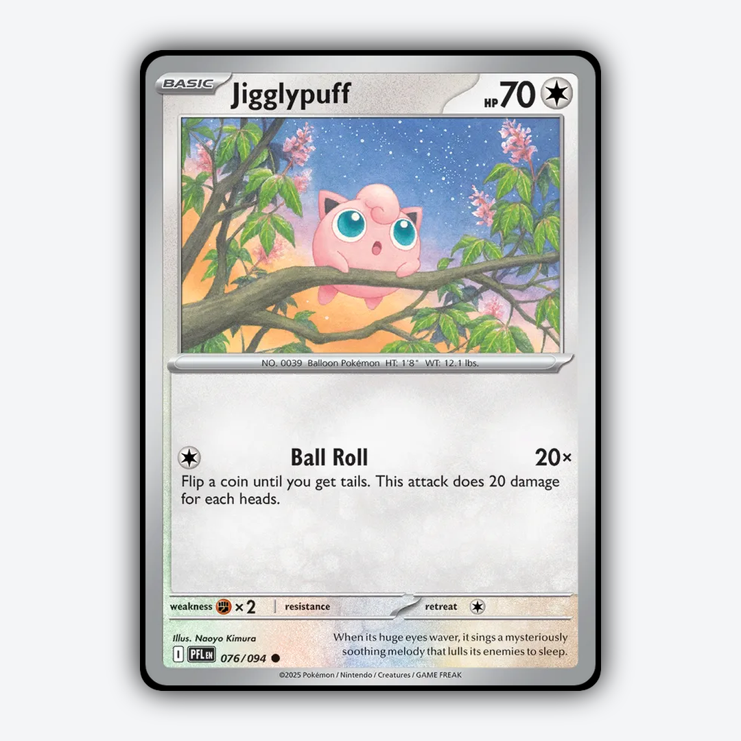 Jigglypuff 076/094 - Phantasmal Flames Set - Card Rug