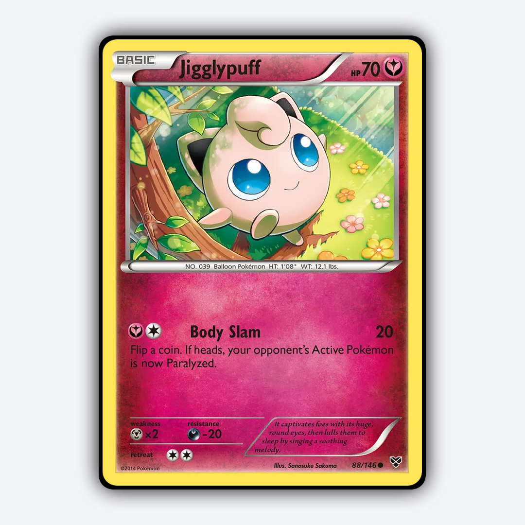 Jigglypuff 088/146 - XY Set - Card Rug