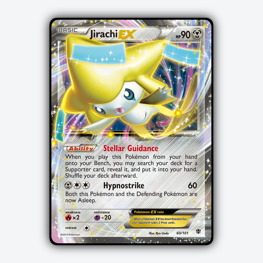 Jirachi-EX 060/101 - Plasma Blast Set - Card Rug