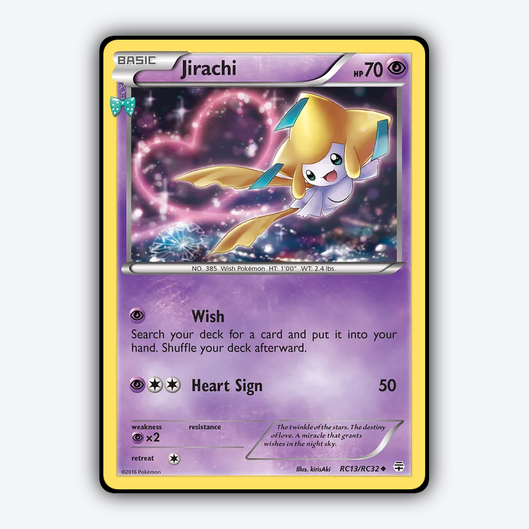 Jirachi RC013 - Generations Set - Card Rug