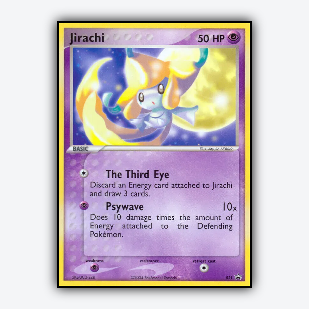 Jirachi #21 - Nintendo Black Star Promos Set - Card Rug