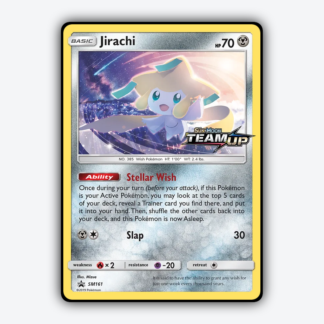 Jirachi #161 - SM Black Star Promos Set - Card Rug