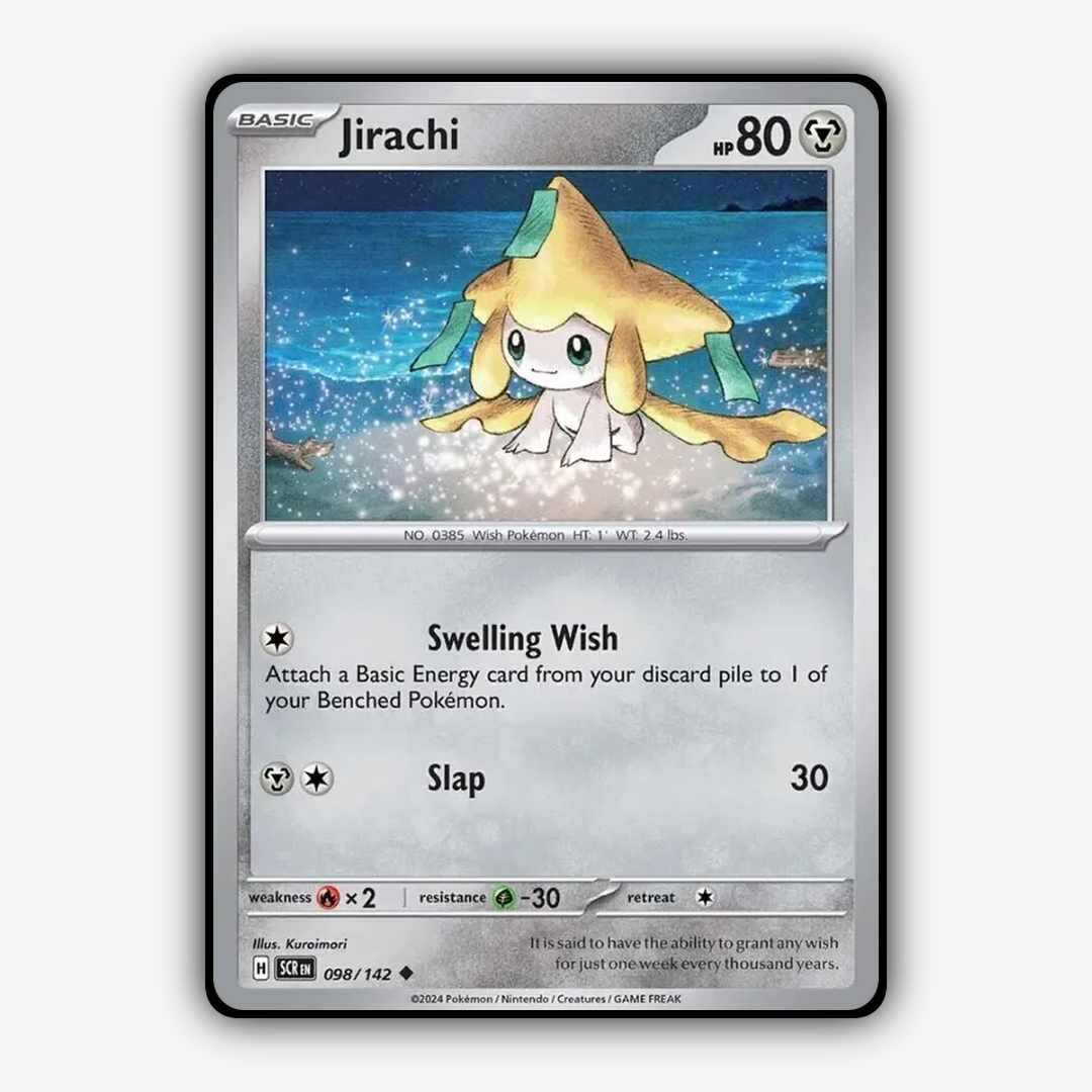 Jirachi 098/142 - Stellar Crown Set - Card Rug