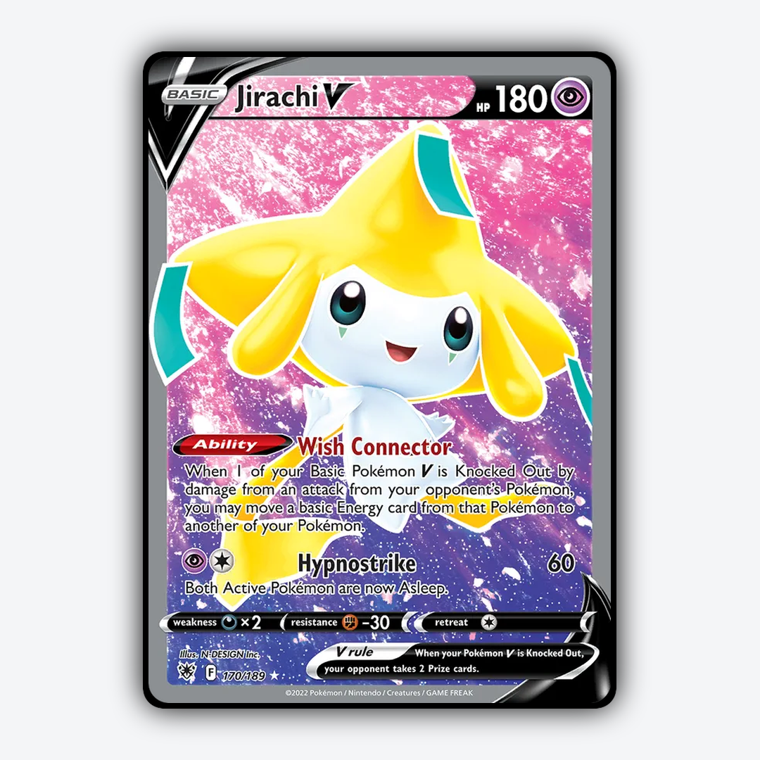 Jirachi V 170/189 - Astral Radiance Set - Card Rug