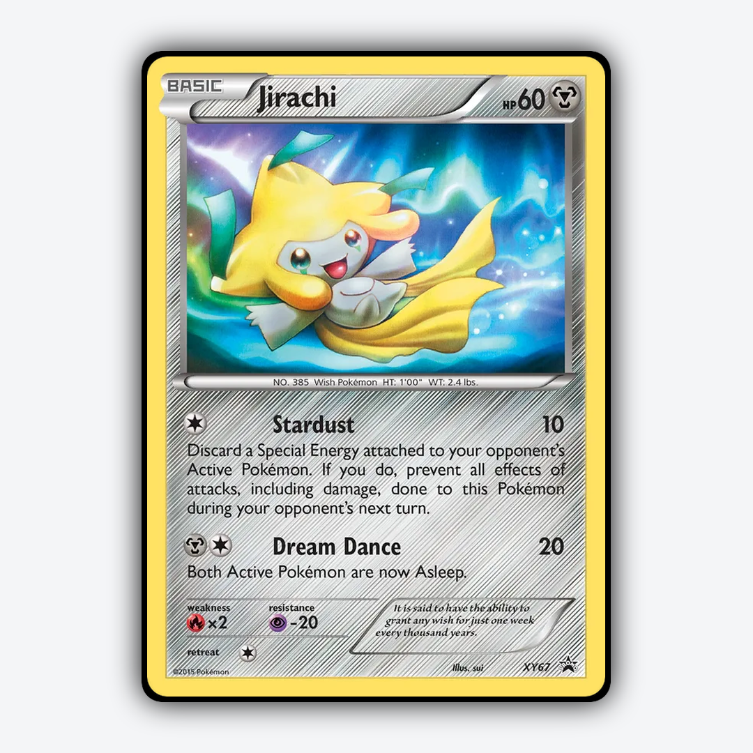 Jirachi #67 - XY Black Star Promos Set - Card Rug