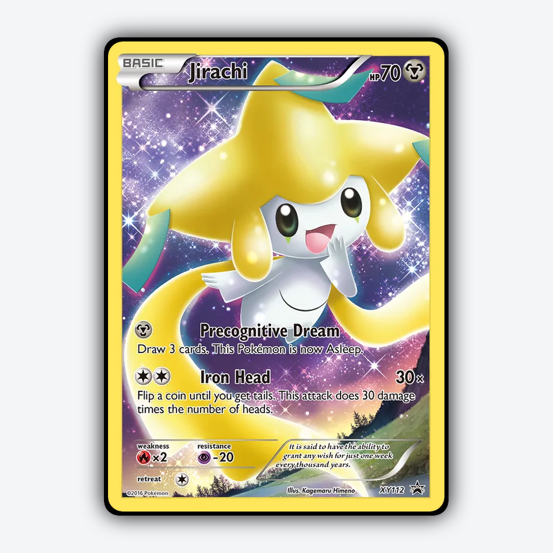 Jirachi #112 - XY Black Star Promos Set - Card Rug