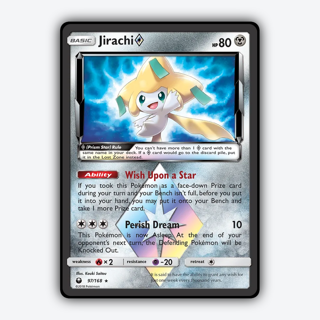 Jirachi ◇ 097/168 - Celestial Storm Set - Card Rug