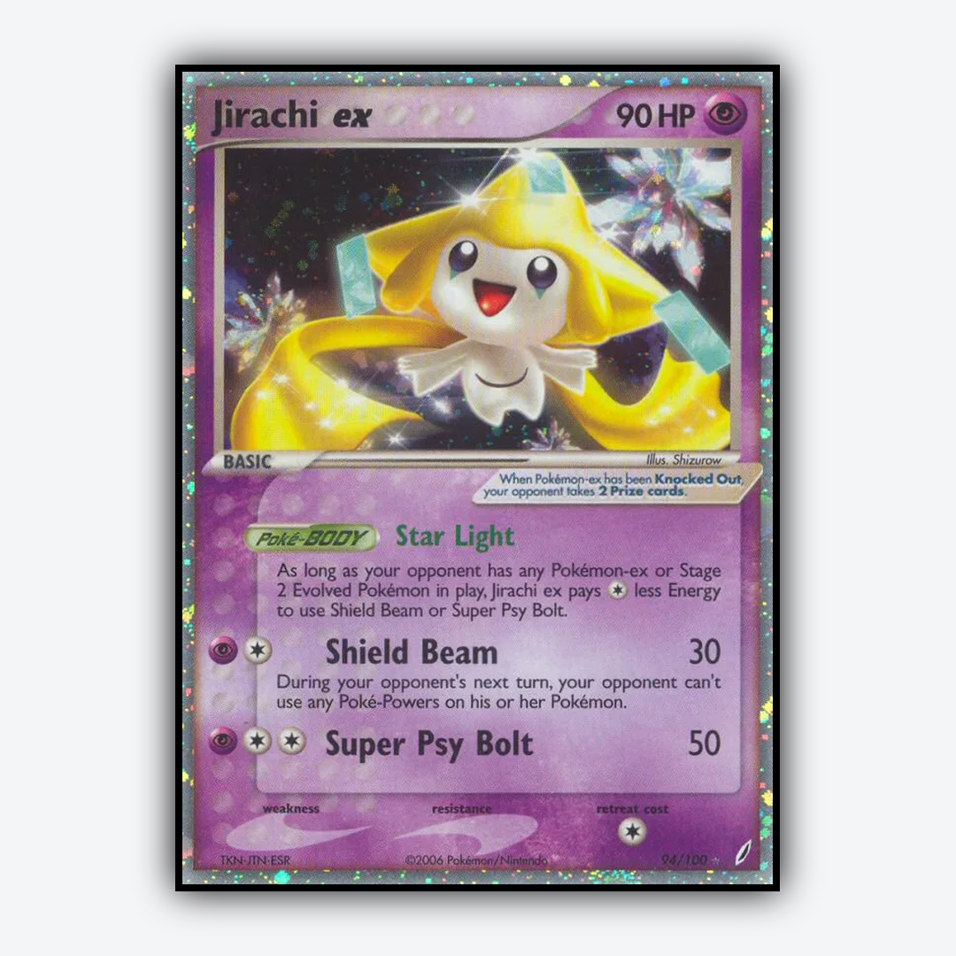 Jirachi ex 094/100 - Crystal Guardians Set - Card Rug