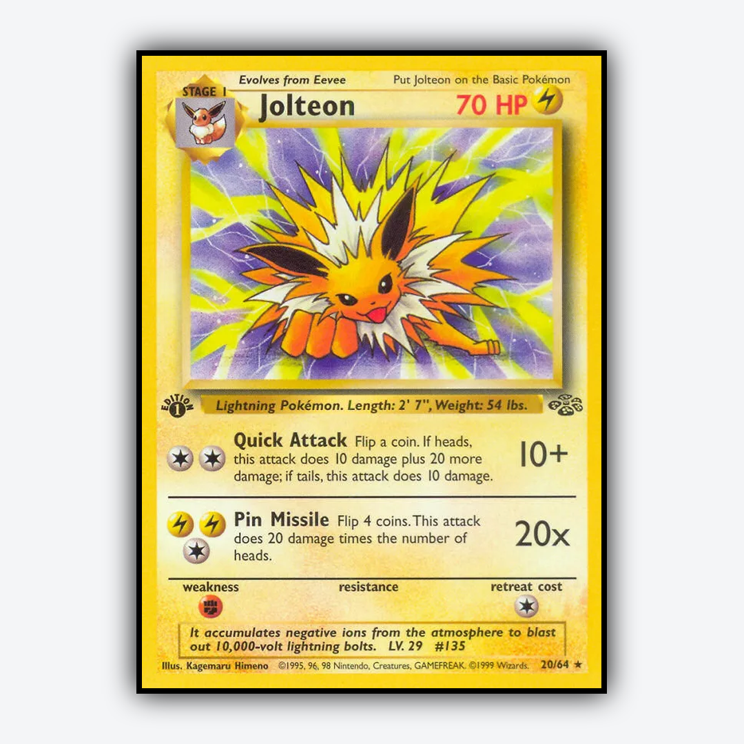 Jolteon 020/64 - Jungle Set - Card Rug