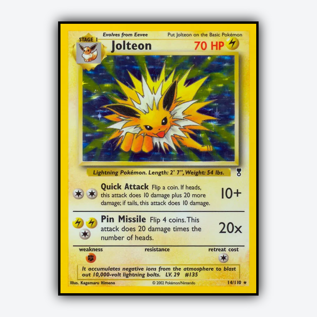 Jolteon 014/110 - Legendary Collection Set - Card Rug