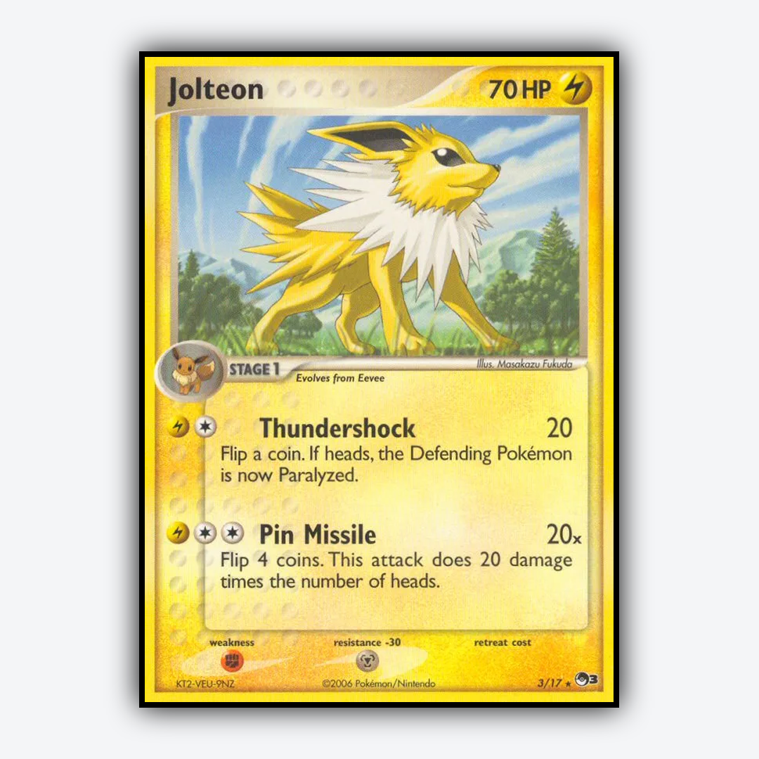 Jolteon 003/17 - POP Series 3 Set - Card Rug