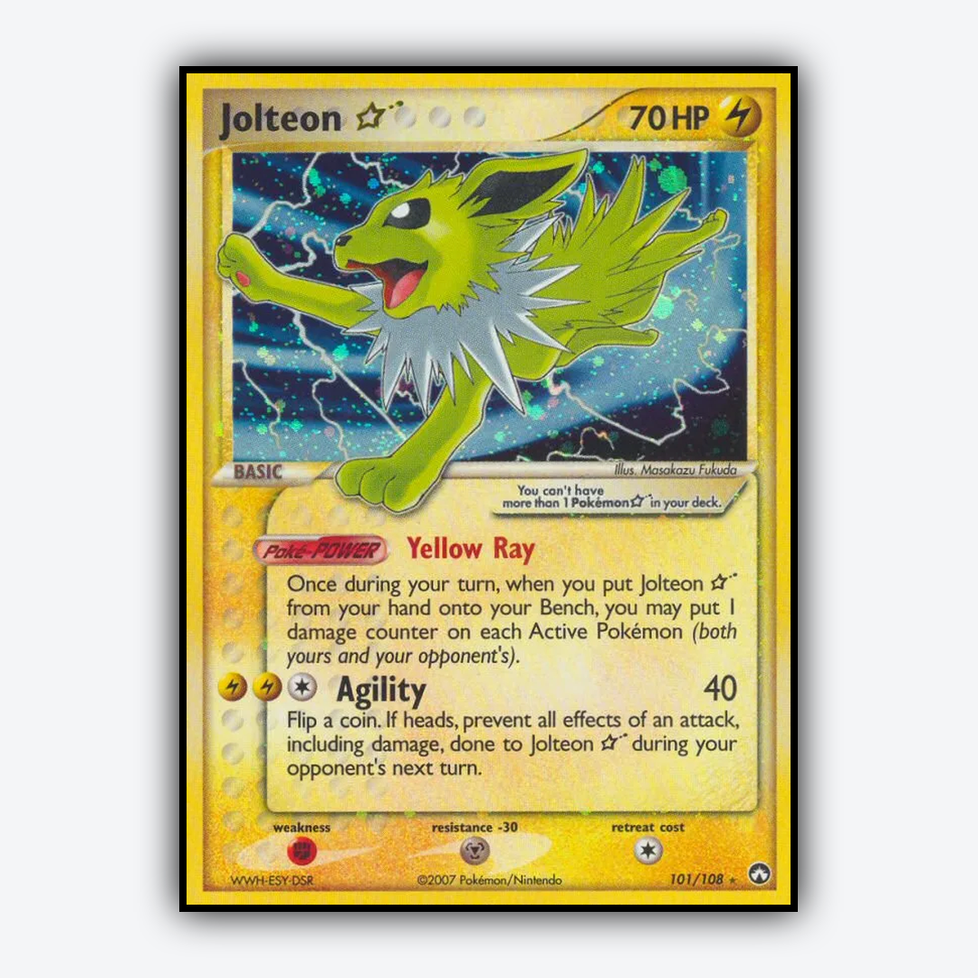 Jolteon ★ 101/108 - Power Keepers Set - Card Rug