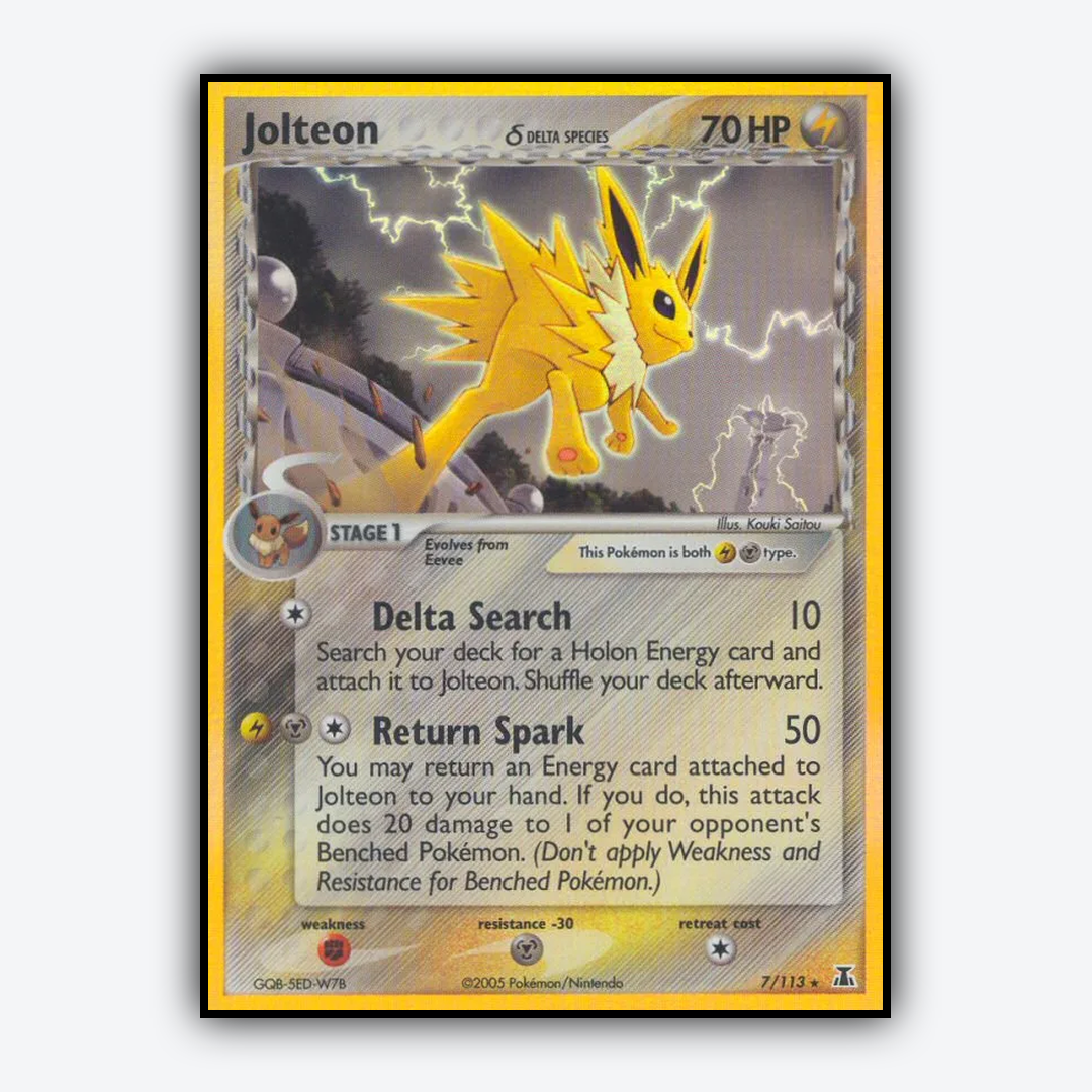 Jolteon δ 007/113 - Delta Species Set - Card Rug