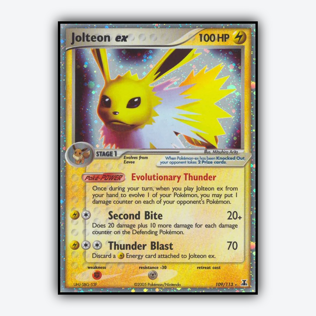 Jolteon ex 109/113 - Delta Species Set - Card Rug
