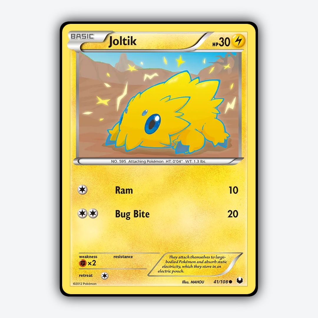 Joltik 041/108 - Dark Explorers Set - Card Rug