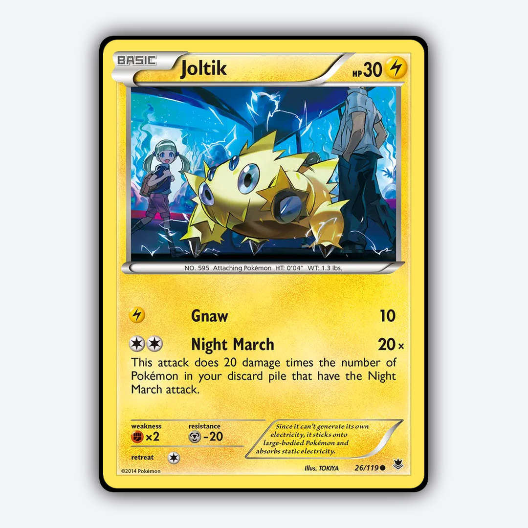 Joltik 026/119 - Phantom Forces Set - Card Rug