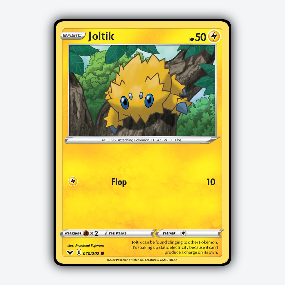 Joltik 070/202 - Sword & Shield Set - Card Rug