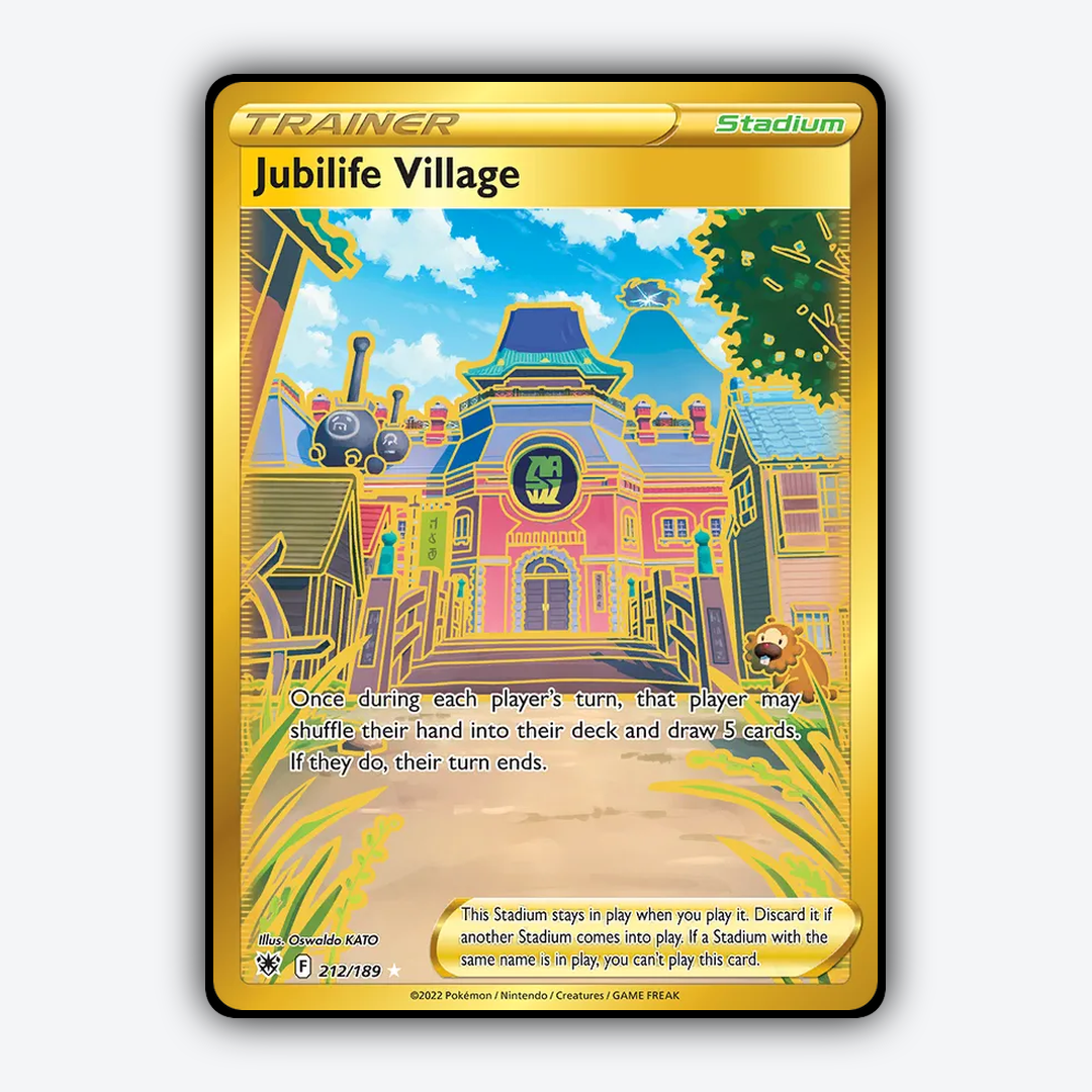 Jubilife Village 212/189 - Astral Radiance Set - Card Rug